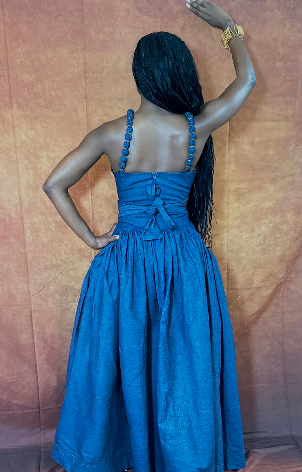 Ohemma Denim Maxi Dress